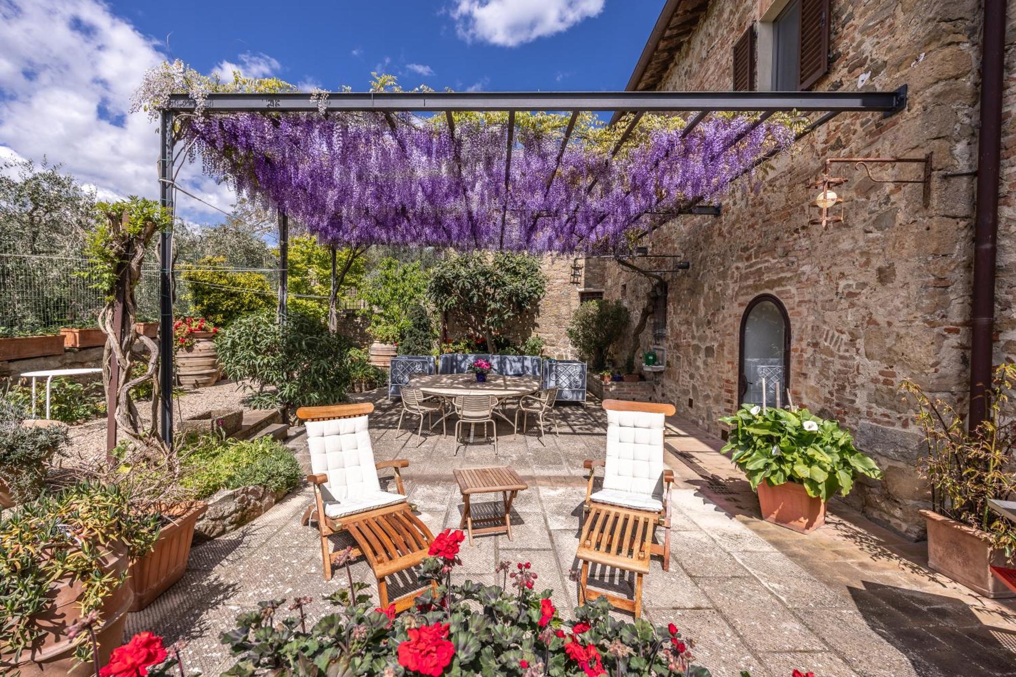 In The Historical Village With Garden Pienza, Siena