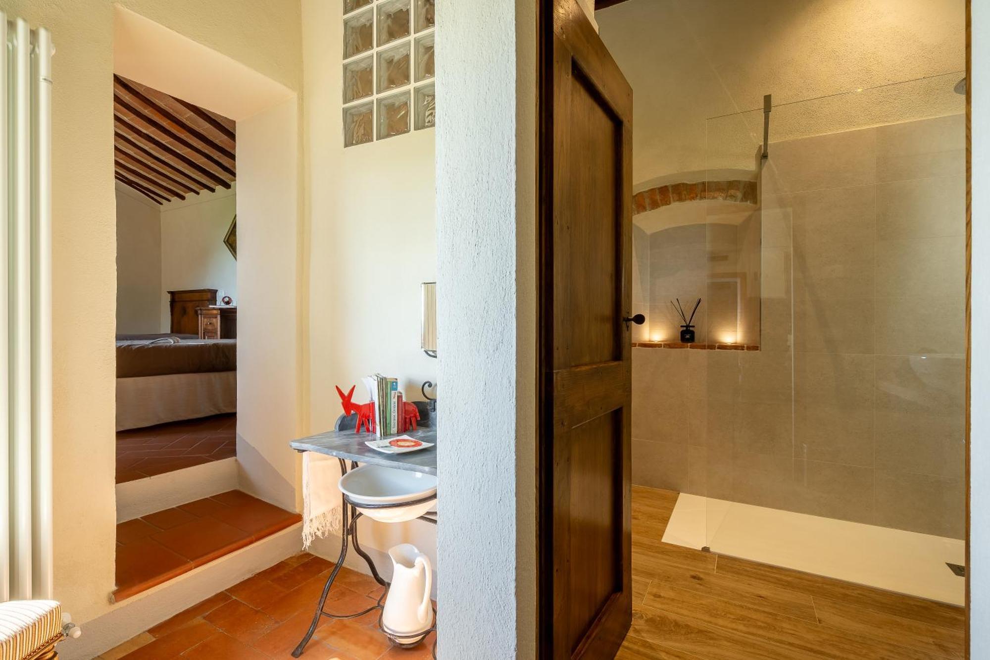 In The Historical Village With Garden Pienza, Siena Apartment