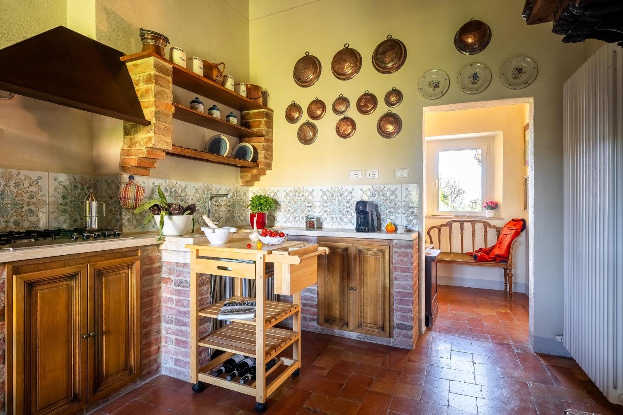 In The Historical Village With Garden Pienza, Siena Apartment