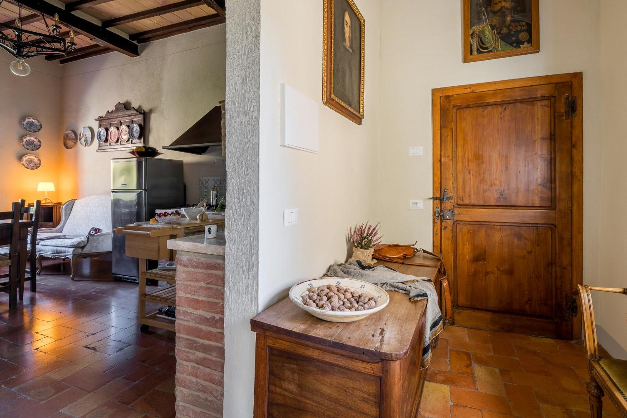 In The Historical Village With Garden Pienza, Siena Apartment Monticchiello